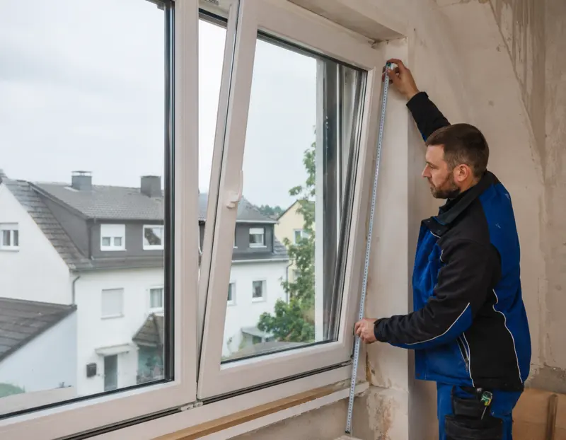 Fenstermaße und Öffnungsarten