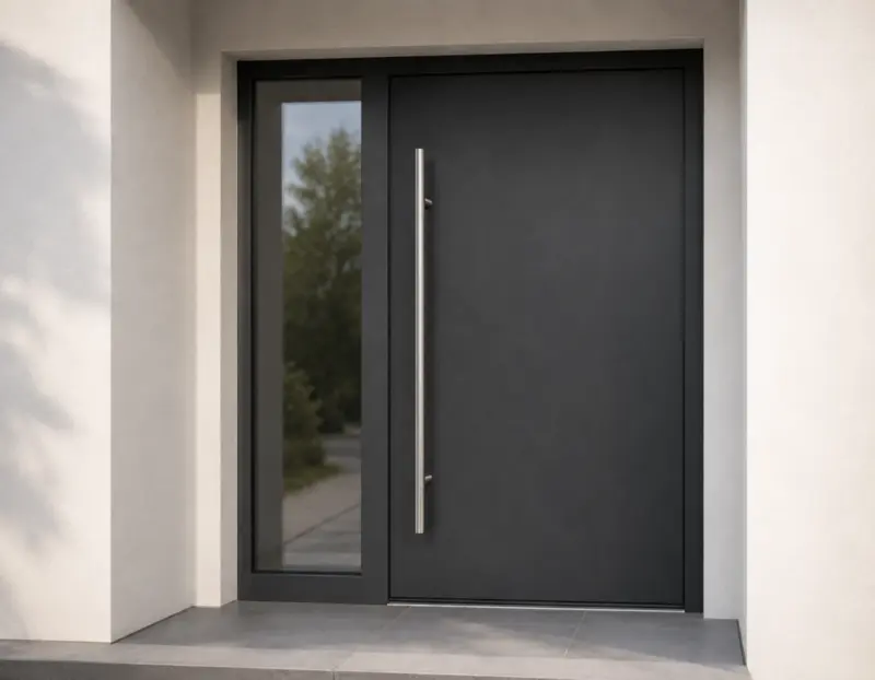 Moderne Haustür aus Aluminium